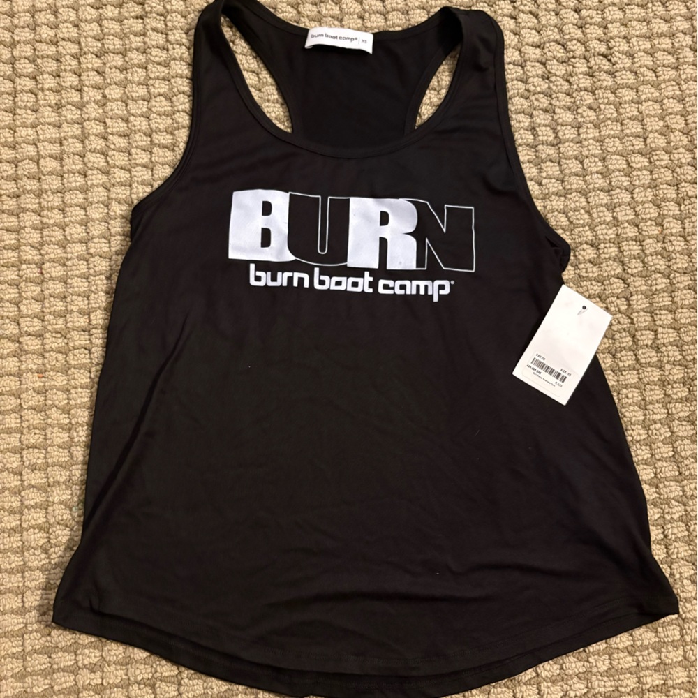 Burn Boot Camp Black Tank Top